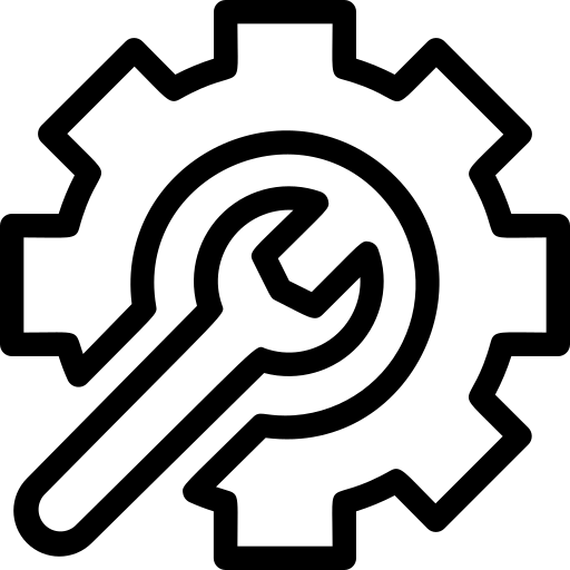 Symbol für Revision und Wartung
