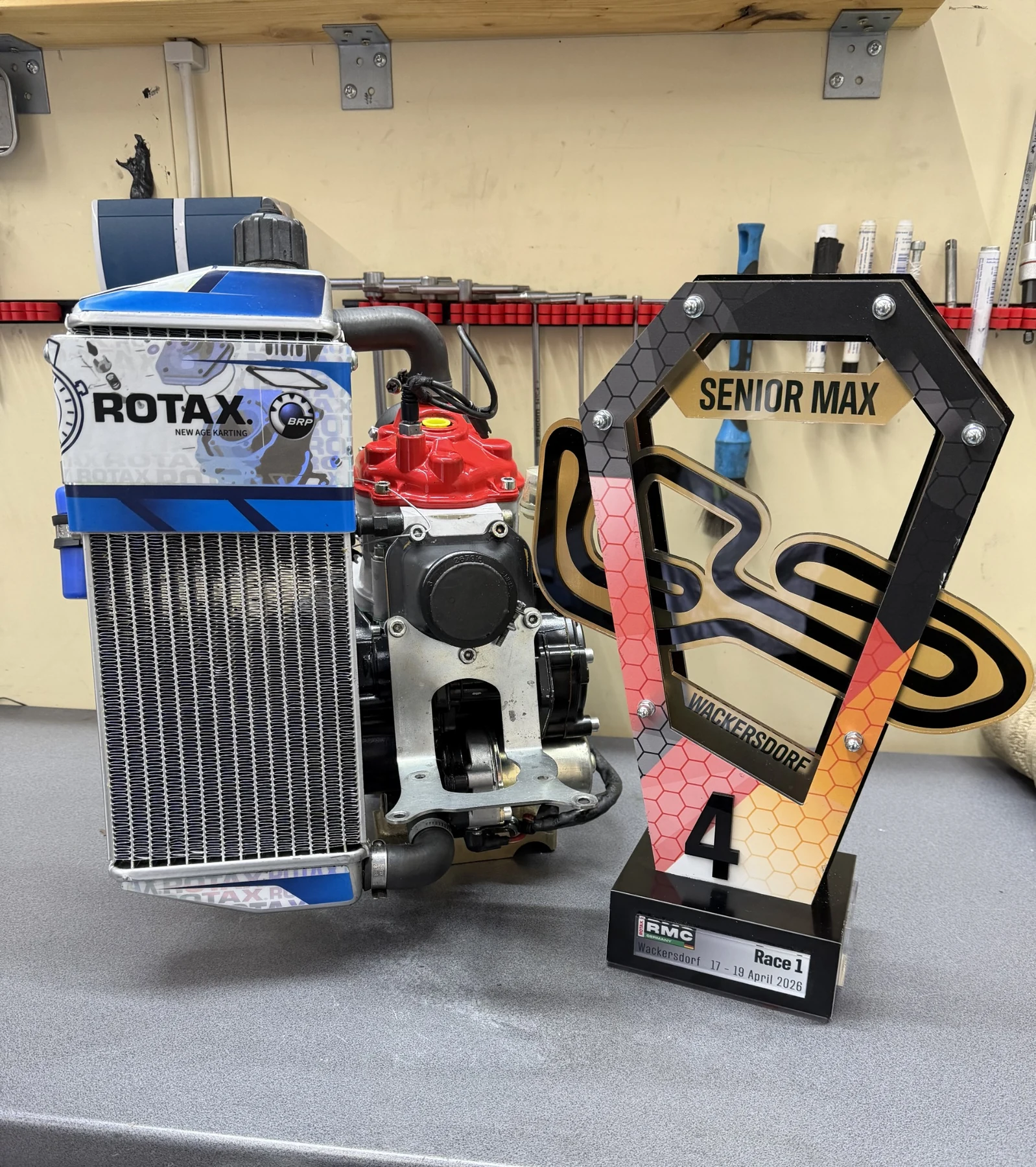 Rotax-Rennmotor mit Ehrl Racing Engines Design